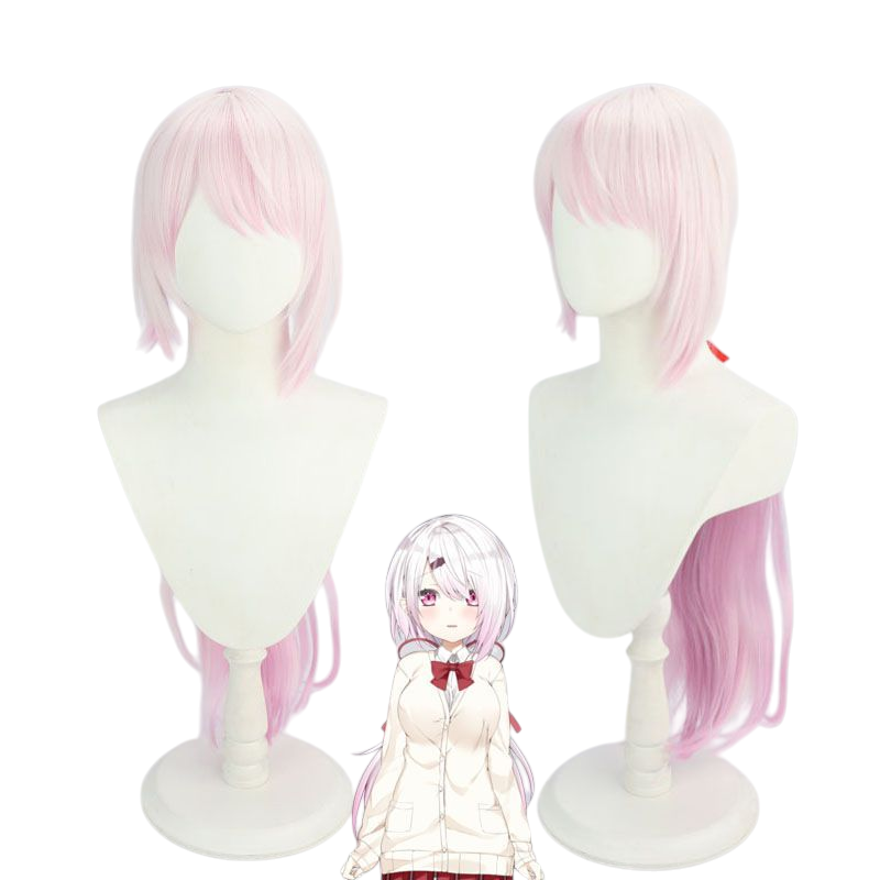 NIJISANJI EN Shiina Yuika Cosplay Wig - Ready-to-Wear Natural Brown Layered Hair - Virtual Youtuber Wig - FEVERCOS