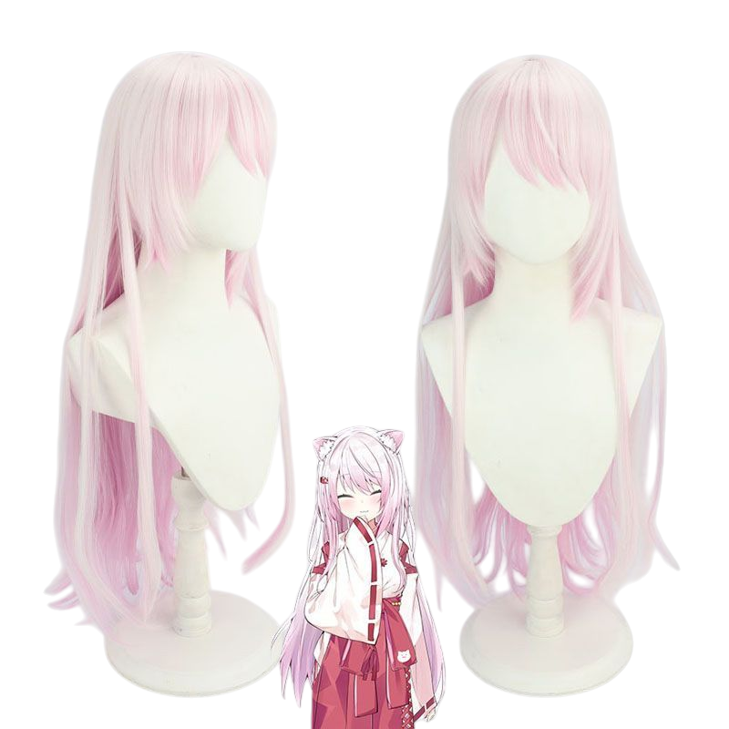 NIJISANJI EN Shiina Yuika Cosplay Wig - Ready-to-Wear Natural Brown Layered Hair - Virtual Youtuber Wig - FEVERCOS