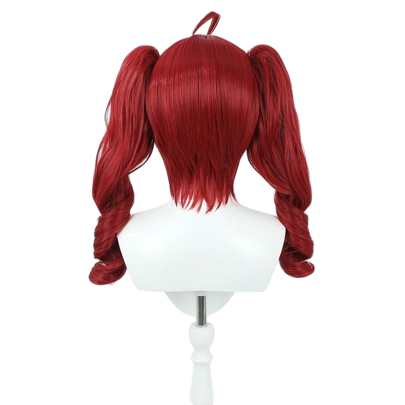 VTuber Kasane Teto Cosplay Wig - Separated Tiger-Stripe Ponytail - Synthesizer V Virtual Singer Hair