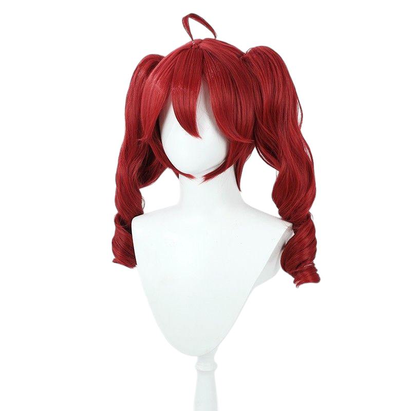 VTuber Kasane Teto Cosplay Wig - Separated Tiger-Stripe Ponytail - Synthesizer V Virtual Singer Hair