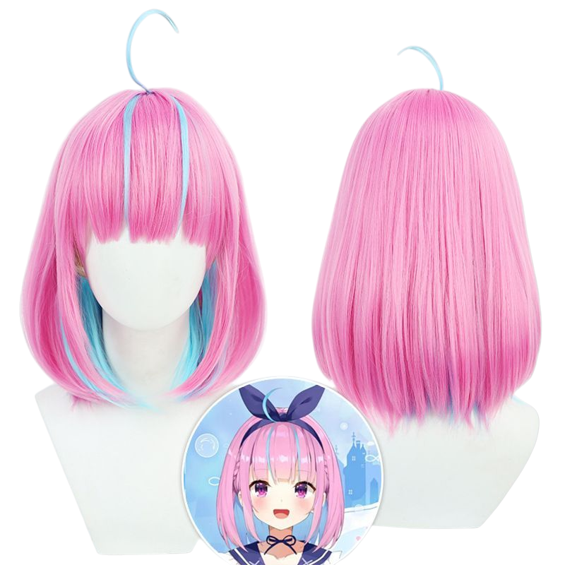 Hololive Minato Aqua Cosplay Wig - Original Uniform Style for Aqua-sama