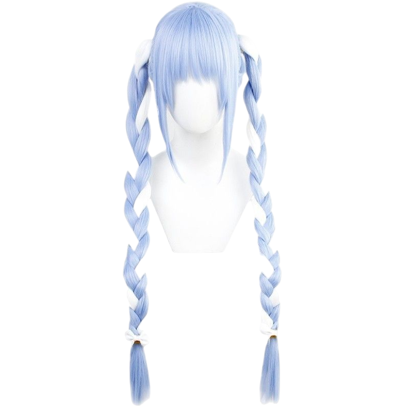 Hololive Usada Pekora Cosplay Wig - Bunny Ears with Detachable Props