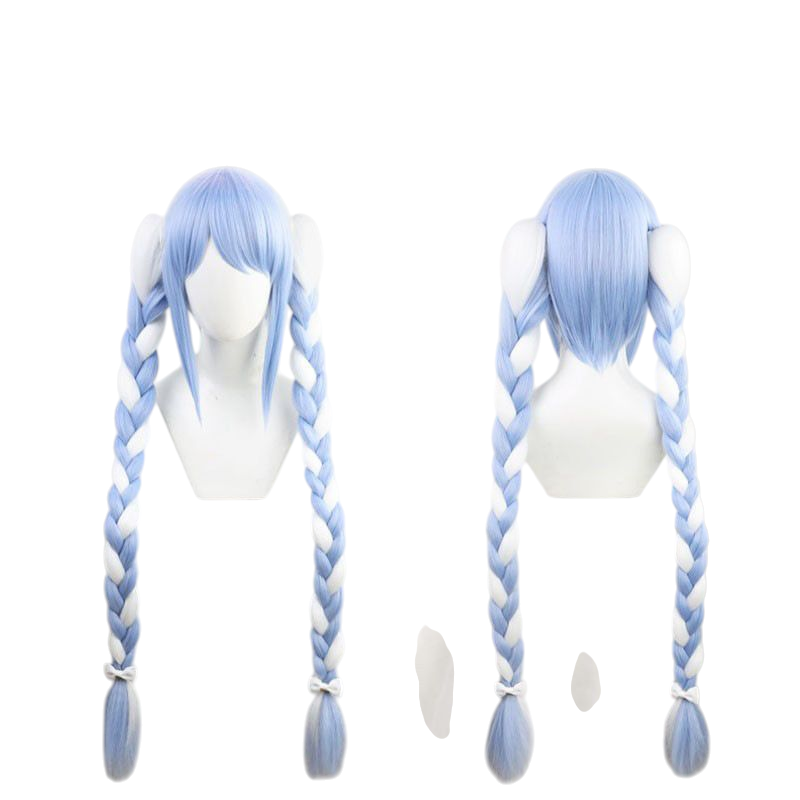 Hololive Usada Pekora Cosplay Wig - Bunny Ears with Detachable Props