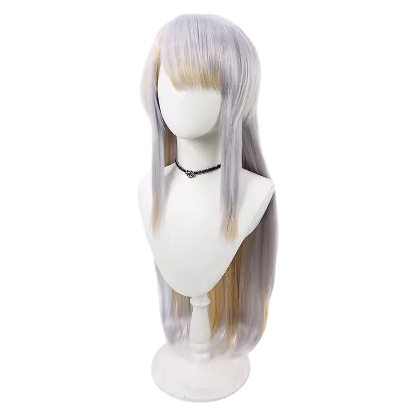 Otori Jimusho VTuber Shiori Kururi Cosplay Wig - Realistic Scalp for Dog Officer