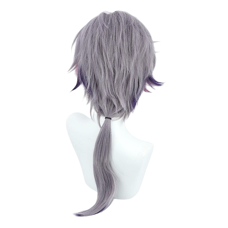 NIJISANJI Bussui Minato Kimono Cosplay Wig - Realistic Scalp for Traditional Look