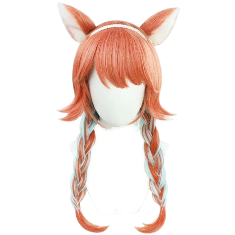 Hololive EN Kiara Takanashi Cosplay Wig - Turkey-Themed Pink for Kizuna AI
