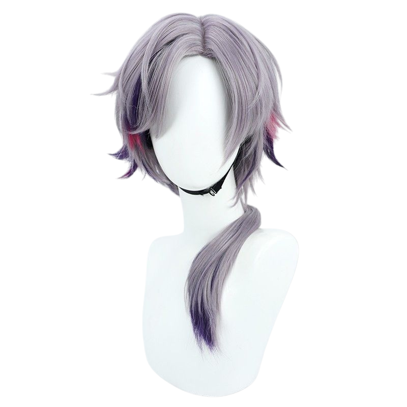 NIJISANJI Bussui Minato Kimono Cosplay Wig - Realistic Scalp for Traditional Look