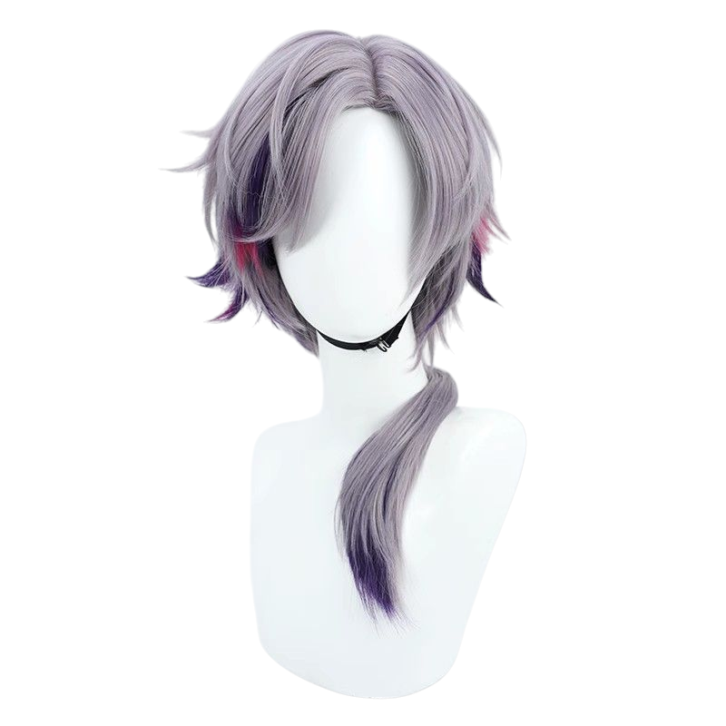 NIJISANJI Bussui Minato Kimono Cosplay Wig - Realistic Scalp for Traditional Look