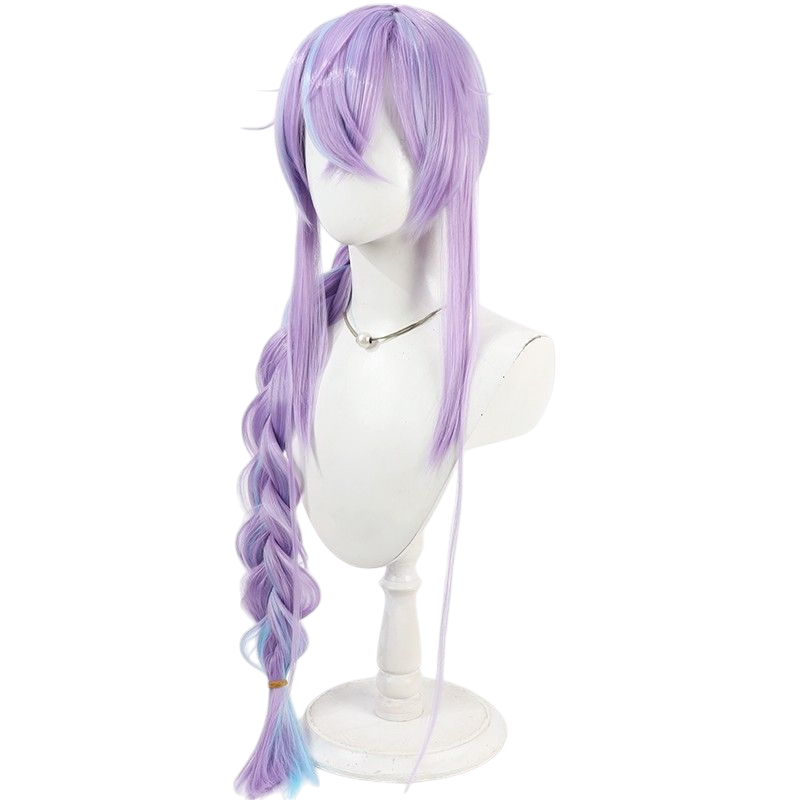 VTuber Hoshimichi Akira Cosplay Wig - Long Braid with Ombre Highlights