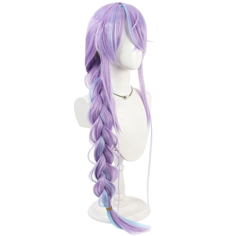VTuber Hoshimichi Akira Cosplay Wig - Long Braid with Ombre Highlights