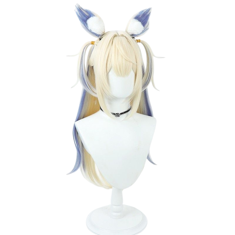 Hololive EN Fuwawa Abyssgard Cosplay Wig - Pastel Twin Tails for Softie