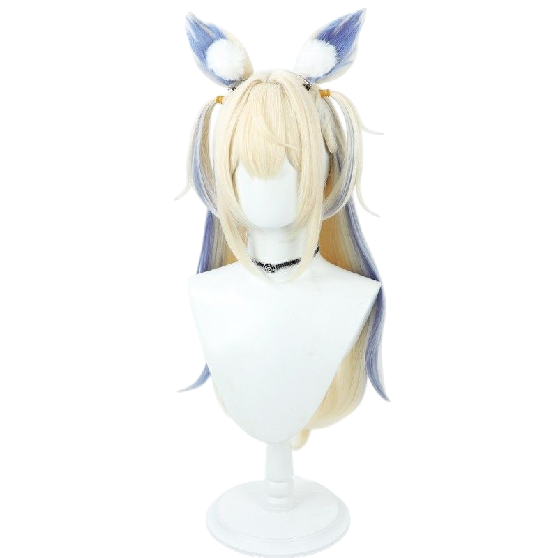 Hololive EN Fuwawa Abyssgard Cosplay Wig - Pastel Twin Tails for Softie