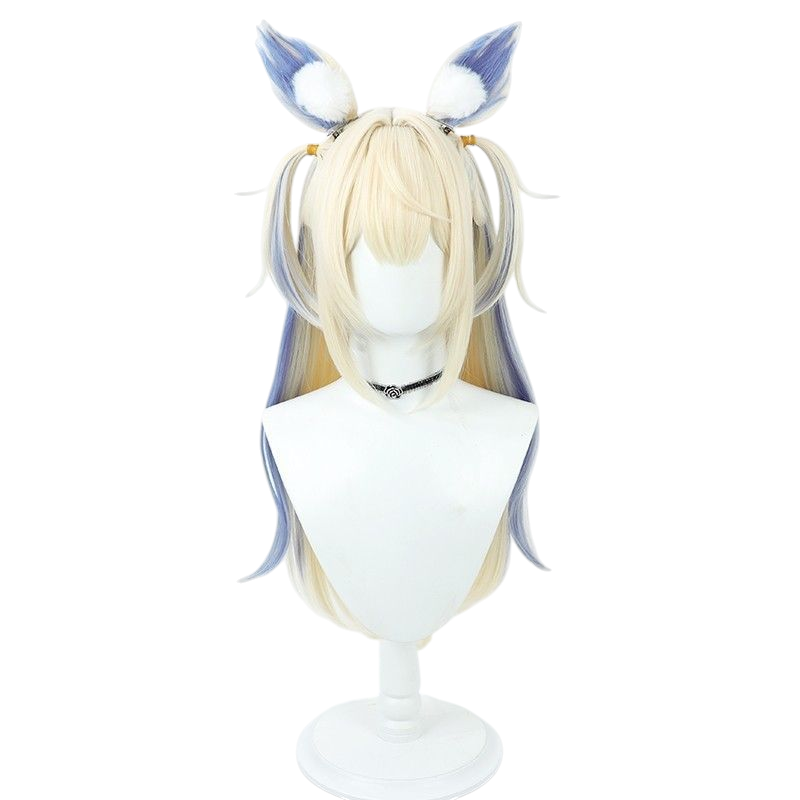 Hololive EN Fuwawa Abyssgard Cosplay Wig - Pastel Twin Tails for Softie