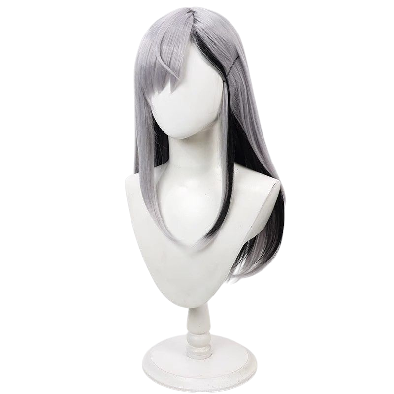 NIJISANJI Nanairo Student Council Kazuki Higuchi Cosplay Wig - Gray
