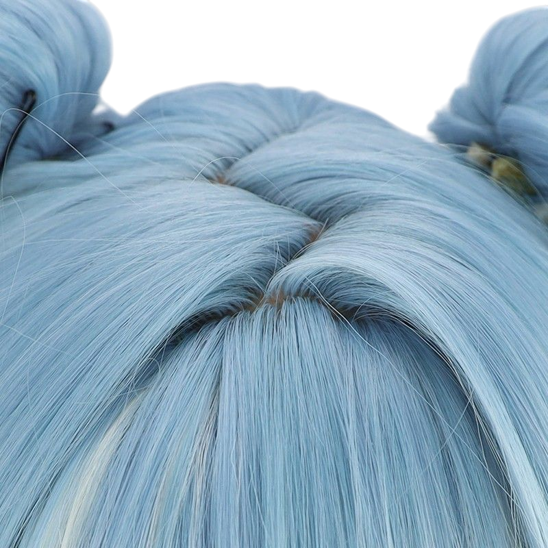 NIJISANJI Elira Pendora Cosplay Wig - blue with Ears for EN Star