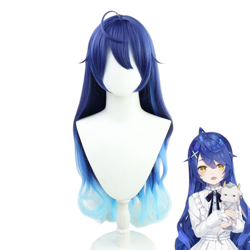 NIJISANJI Kokomi Amane Cosplay Wig - Cat-Ear Style for VTuber Streamer