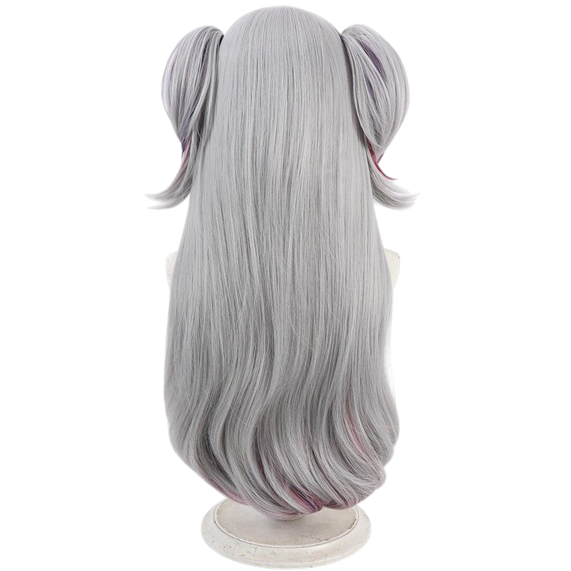 NIJISANJI Bussui Minato Genderbend Cosplay Wig - Split Ponytail for Crossplay