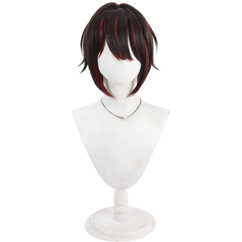 NIJISANJI Mashiro Meme Cosplay Wig - Realistic Scalp for Mysterious Idol