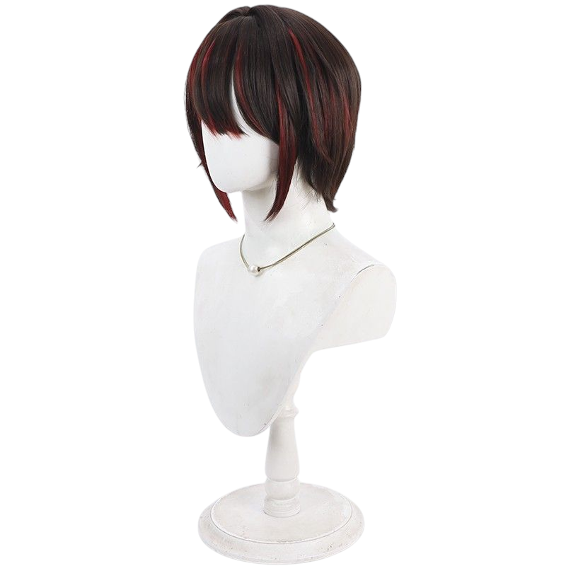 NIJISANJI Mashiro Meme Cosplay Wig - Realistic Scalp for Mysterious Idol