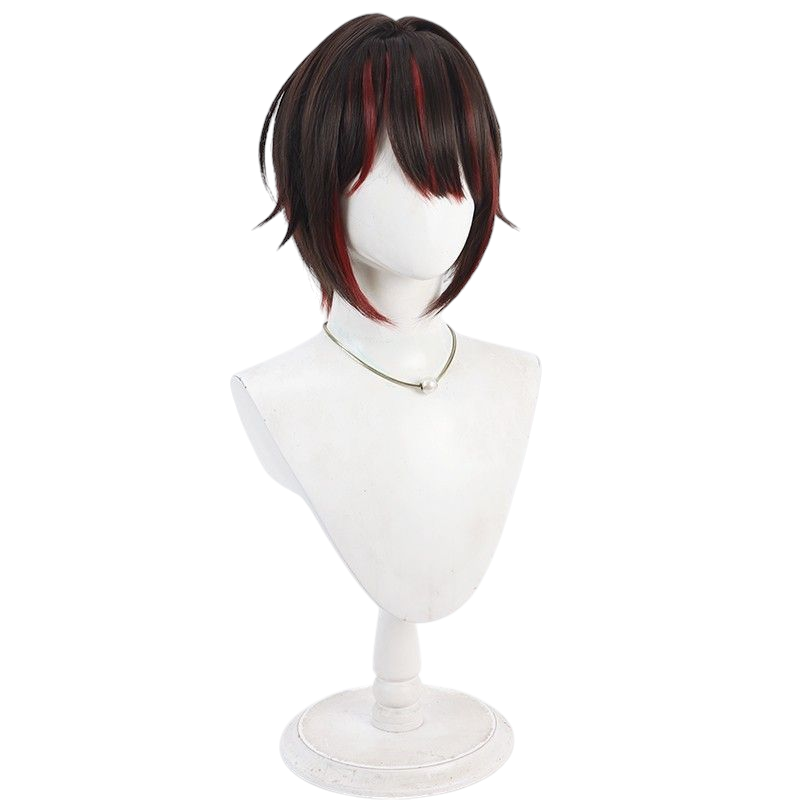 NIJISANJI Mashiro Meme Cosplay Wig - Realistic Scalp for Mysterious Idol