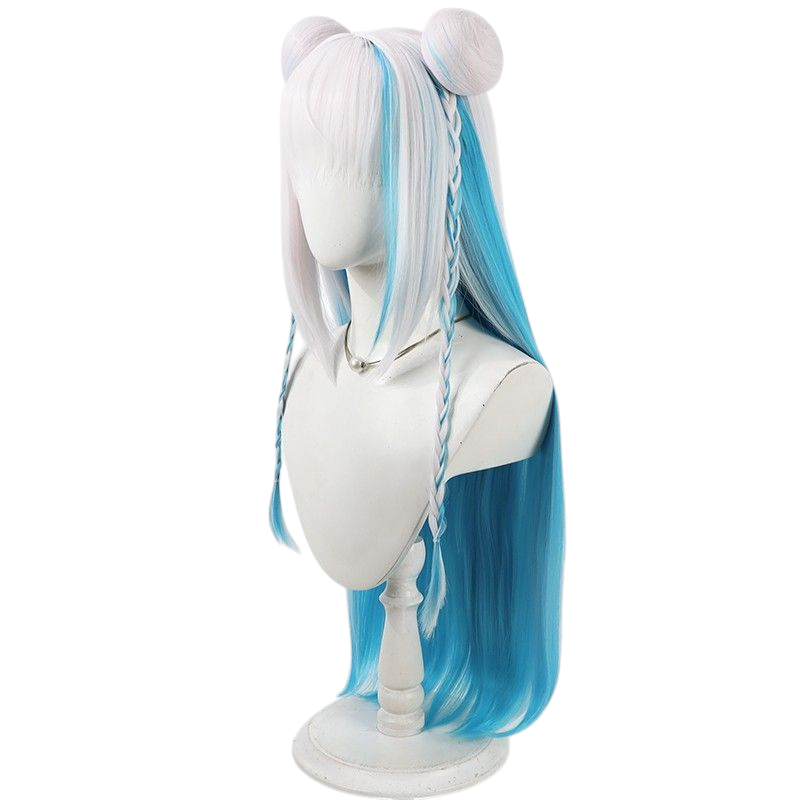 VTuber Liz Helesta Cosplay Wig - Detachable Hair Pack for Princess