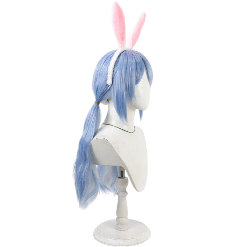 Hololive Usada Pekora Swimsuit Cosplay Wig - Split Ears for Beach Look