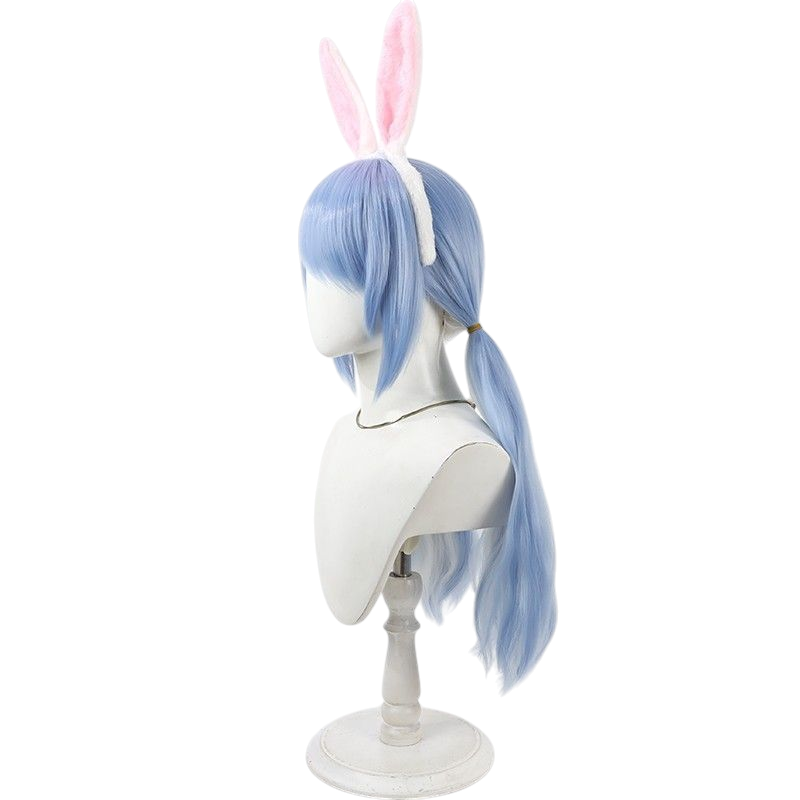 Hololive Usada Pekora Swimsuit Cosplay Wig - Split Ears for Beach Look