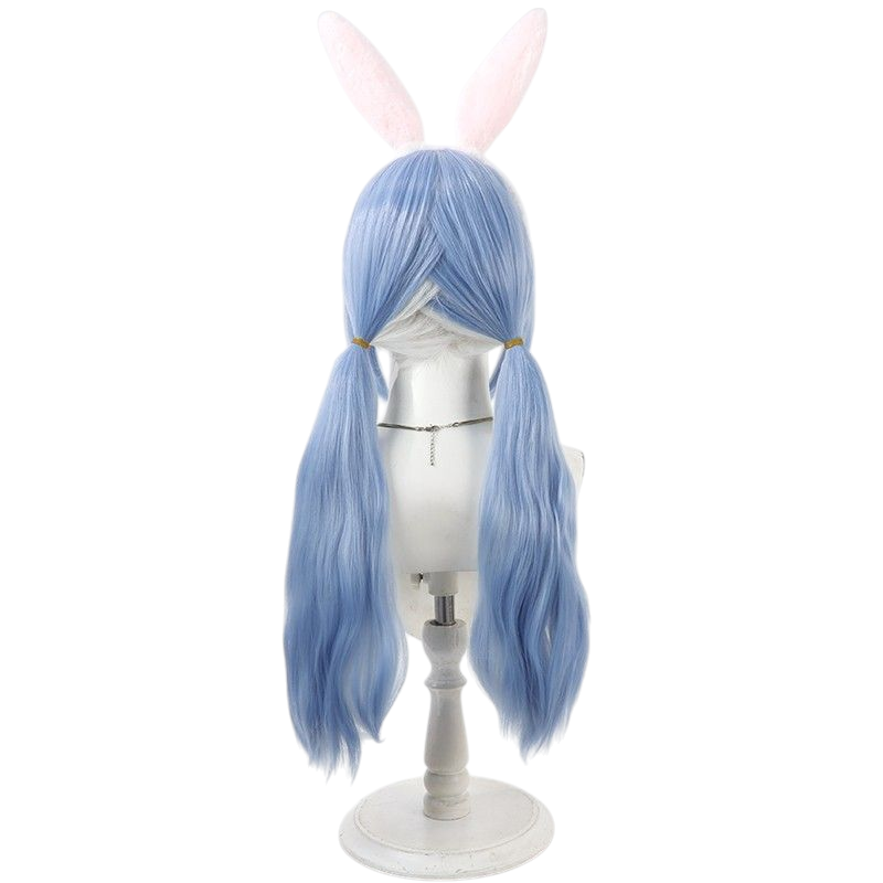 Hololive Usada Pekora Swimsuit Cosplay Wig - Split Ears for Beach Look