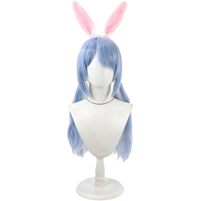 Hololive Usada Pekora Swimsuit Cosplay Wig - Split Ears for Beach Look