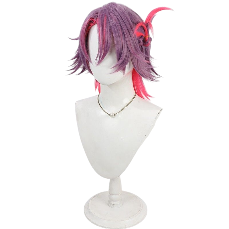 VTuber Watarai Hiyodori Cosplay Wig - Teased Top with Dual Gradient