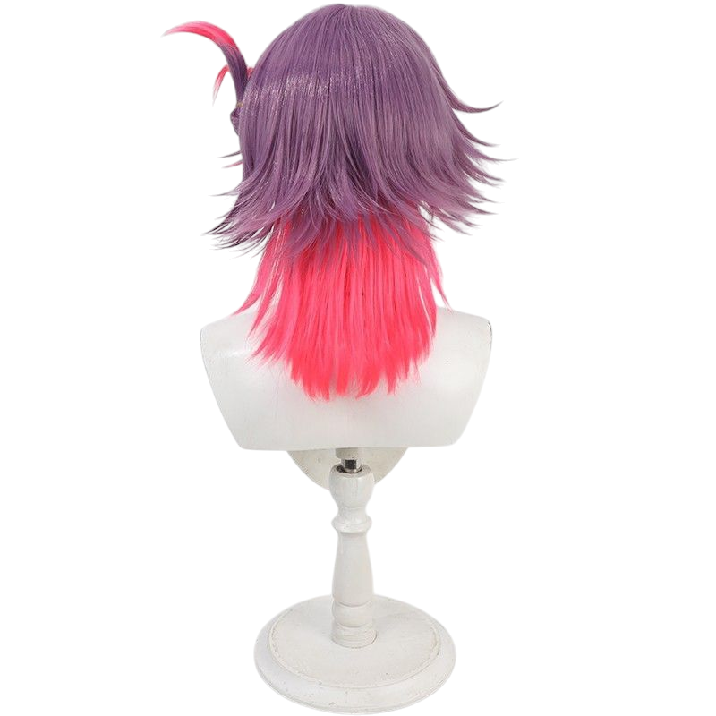VTuber Watarai Hiyodori Cosplay Wig - Teased Top with Dual Gradient