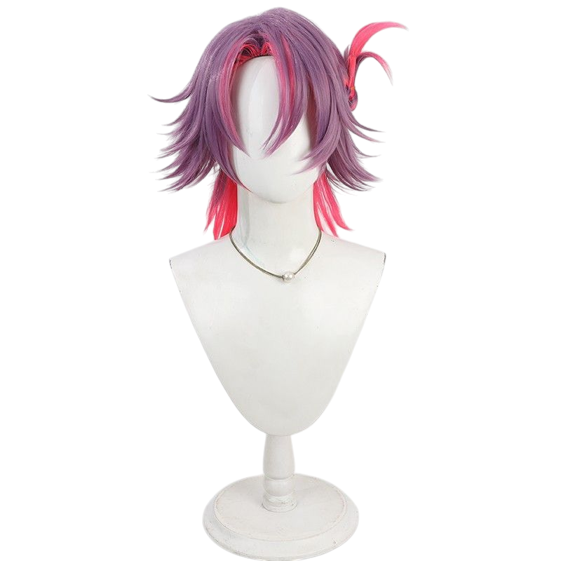 VTuber Watarai Hiyodori Cosplay Wig - Teased Top with Dual Gradient