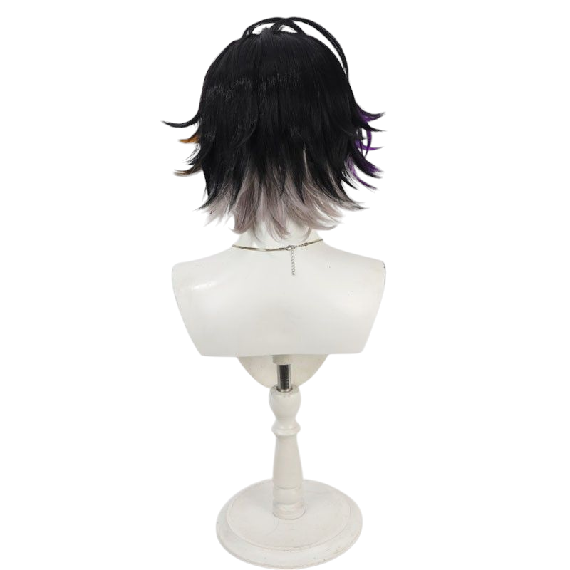 VTuber Onigaya Ten Cosplay Wig - Multi-Color Scalp for Demon Idol