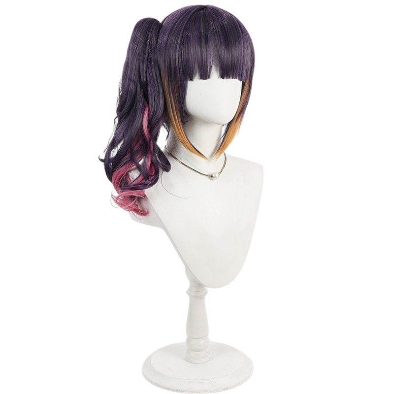 Hololive EN Ina Cosplay Wig - Scalp Split Ponytail for Wildcat