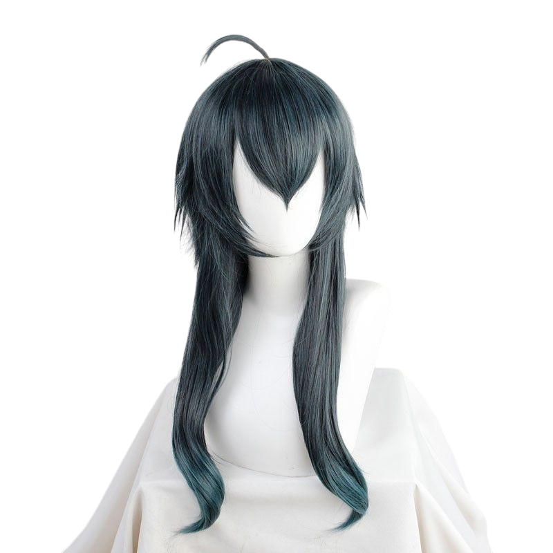 Twisted-Wonderland Malleus Draconia Cosplay Wig - DRACQMA Dorm Leader Long Black