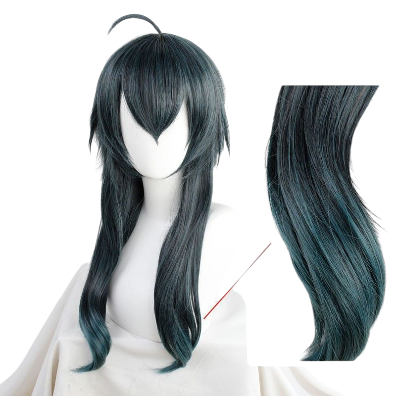 Twisted-Wonderland Malleus Draconia Cosplay Wig - DRACQMA Dorm Leader Long Black