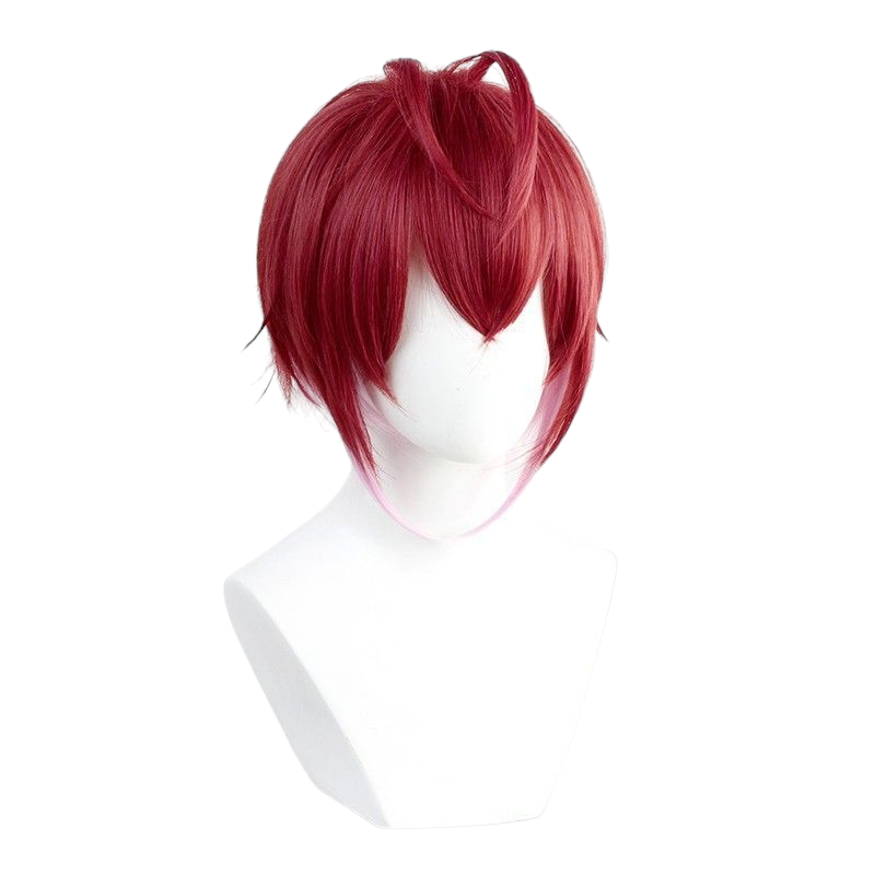 Twisted-Wonderland Riddle Rosehearts Cosplay Wig - Crownless red Hair for Heartslabyul