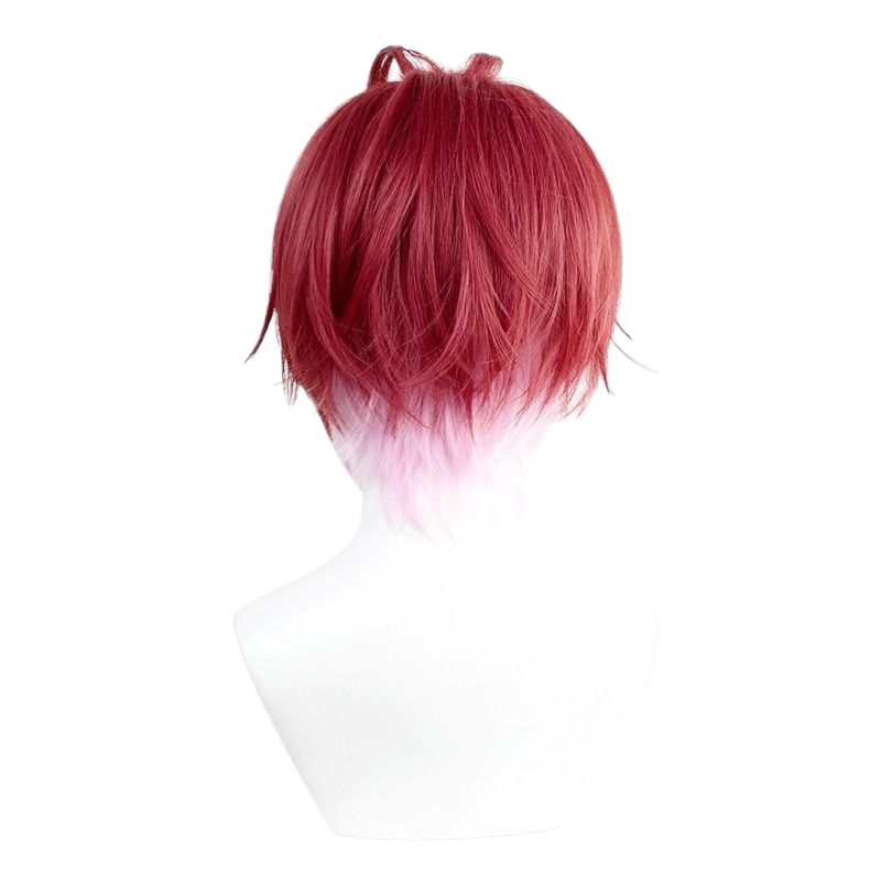 Twisted-Wonderland Riddle Rosehearts Cosplay Wig - Crownless red Hair for Heartslabyul