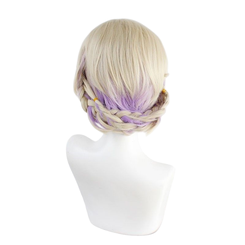 Twisted-Wonderland Vil Schoenheit Cosplay Wig - Elegant Updo for Scarabia Snow White Dorm