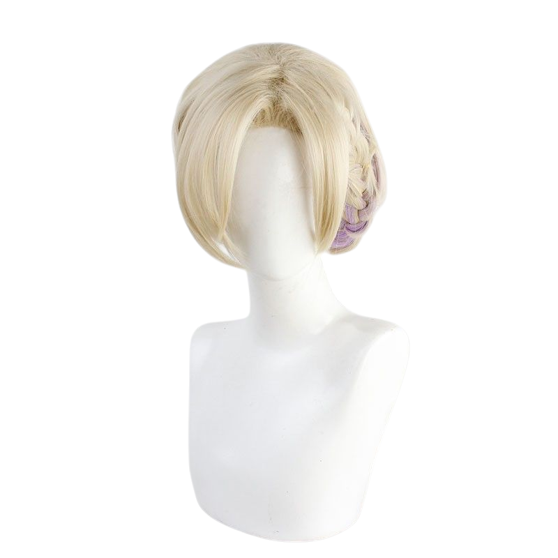 Twisted-Wonderland Vil Schoenheit Cosplay Wig - Elegant Updo for Scarabia Snow White Dorm