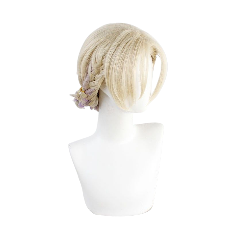 Twisted-Wonderland Vil Schoenheit Cosplay Wig - Elegant Updo for Scarabia Snow White Dorm
