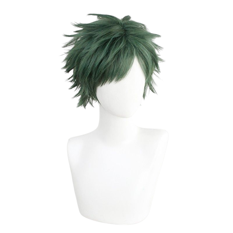 Twisted-Wonderland Trey Clover Cosplay Wig - Green Accented Hair for Heartslabyul Rep