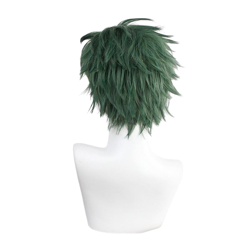 Twisted-Wonderland Trey Clover Cosplay Wig - Green Accented Hair for Heartslabyul Rep