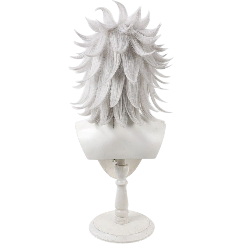 Twisted-Wonderland Jack Howl Cosplay Wig - Silver White Flipped-End Style