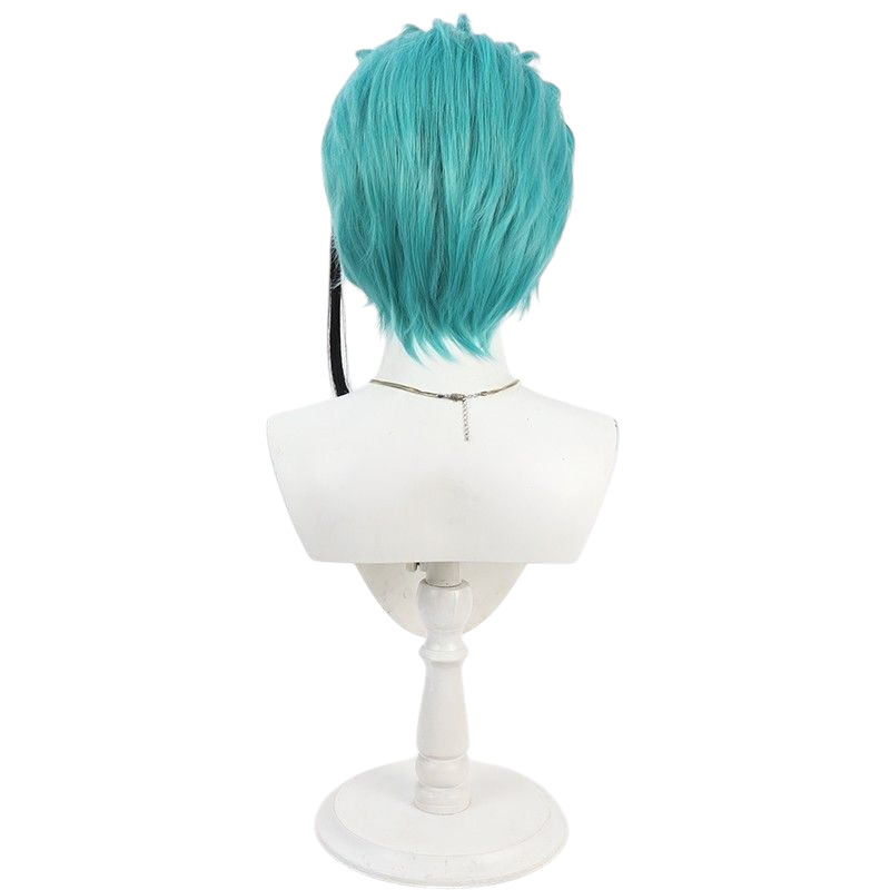 Twisted-Wonderland Floyd Jade Cosplay Wig - Multi-Color Highlight for Diamond Heir