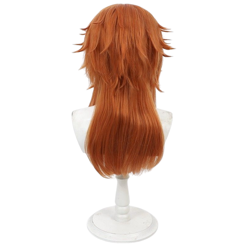 Twisted-Wonderland Fox Marionette Cosplay Wig - Carnival Orange with Ears