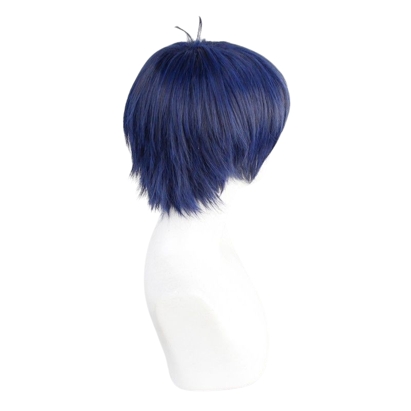 Twisted-Wonderland Deuce Spade Cosplay Wig - Heartslabyul Blue Layered Hair