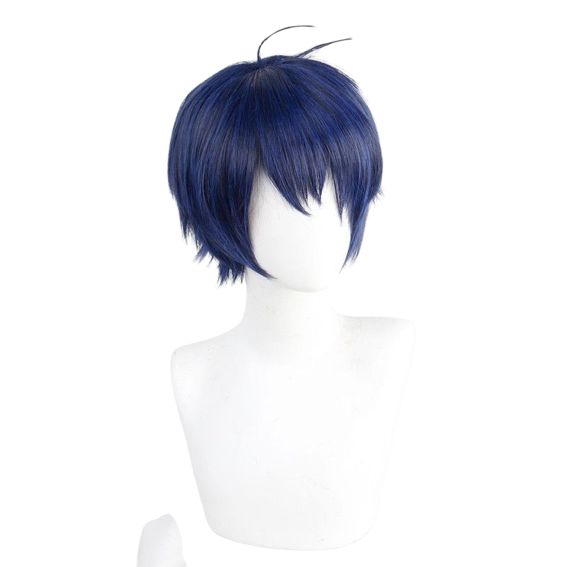 Twisted-Wonderland Deuce Spade Cosplay Wig - Heartslabyul Blue Layered Hair