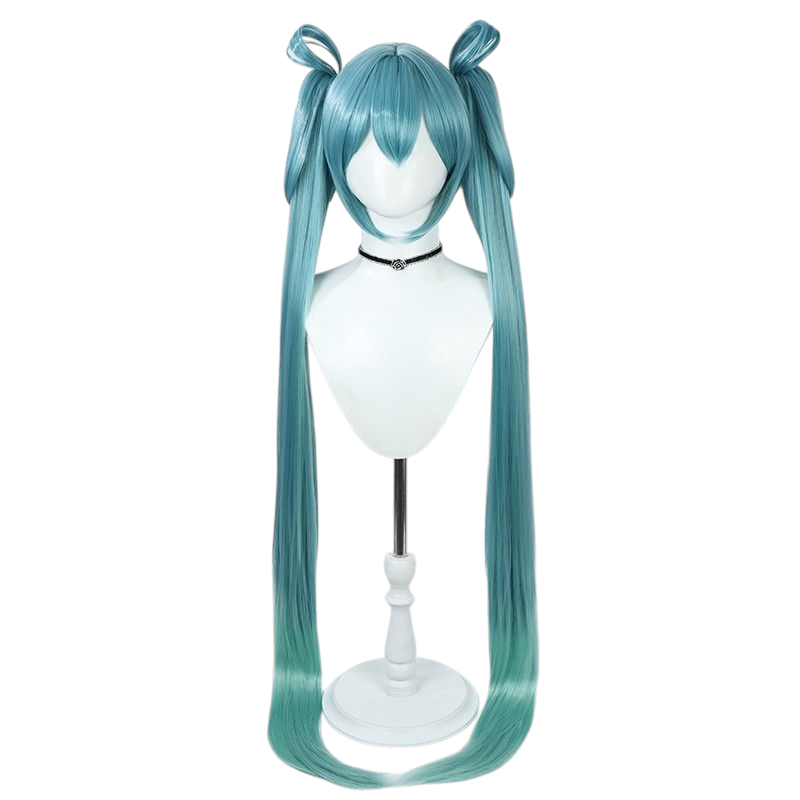 Project SEKAI Hatsune Miku Gradient Cosplay Wig - Blue-Pink Long Ponytail