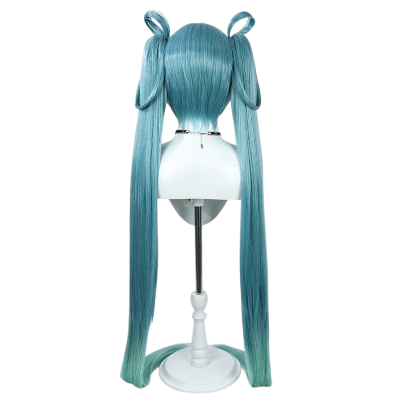 Project SEKAI Hatsune Miku Gradient Cosplay Wig - Blue-Pink Long Ponytail